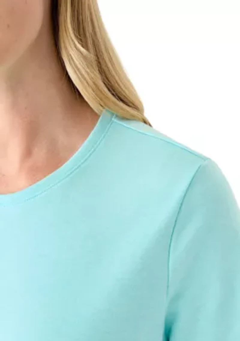 Petite Short Sleeve Crew T-Shirt
