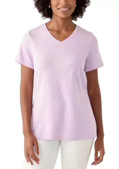 Petite V-Neck T-Shirt