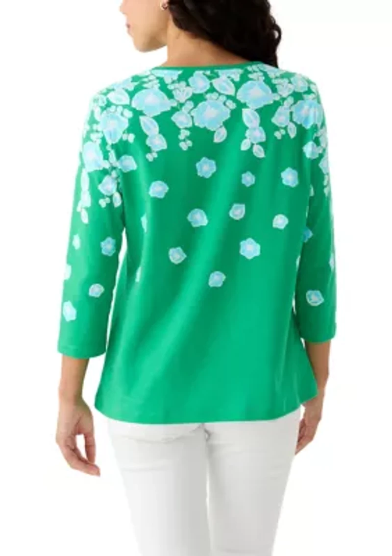 Petite Placement Print T-Shirt