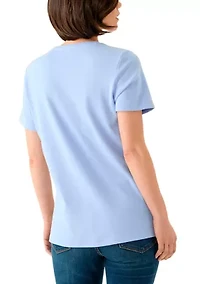 Petite Heather Graphic T-Shirt