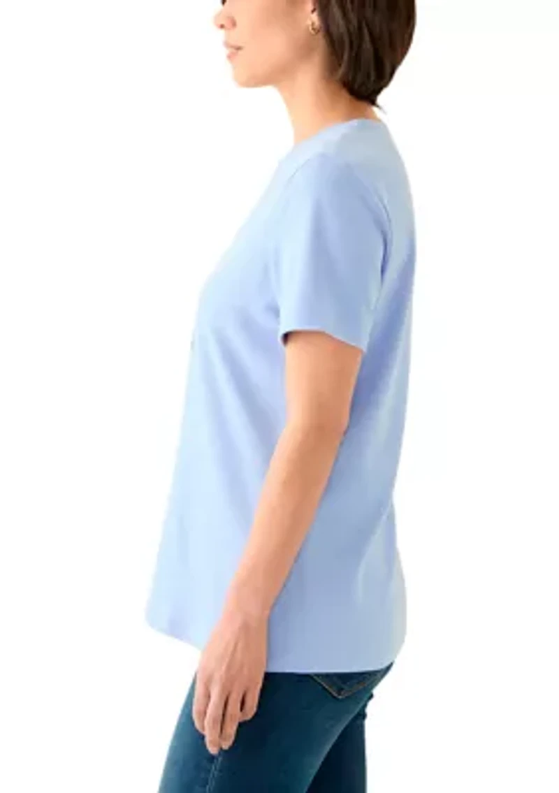 Petite Heather Graphic T-Shirt