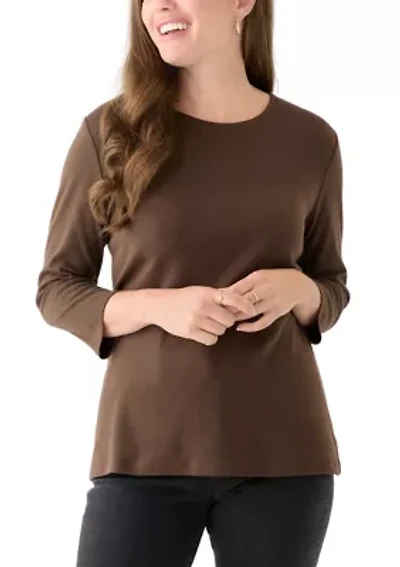Petite 3/4 Sleeve T-Shirt