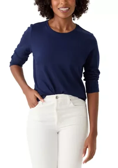 Petite 3/4 Sleeve T-Shirt