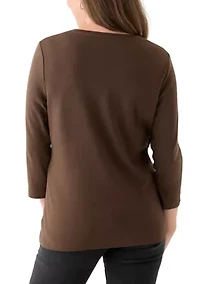 Petite 3/4 Sleeve T-Shirt