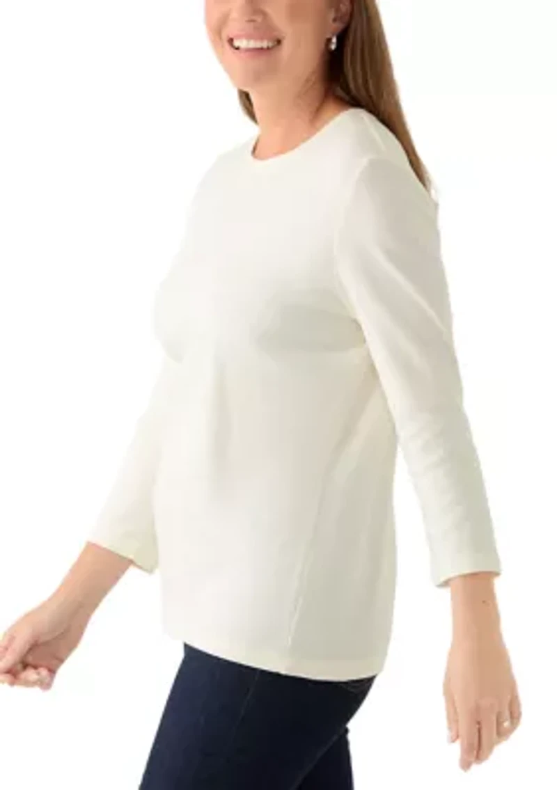 Petite 3/4 Sleeve T-Shirt