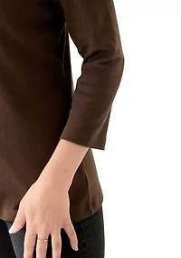 Petite 3/4 Sleeve T-Shirt