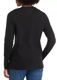 Women's Long Sleeve Crew Neck Top