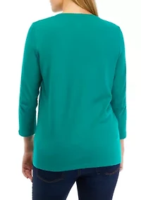 Women's Solid Fashion T-Shirt