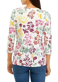 Women's Floral Printed Top