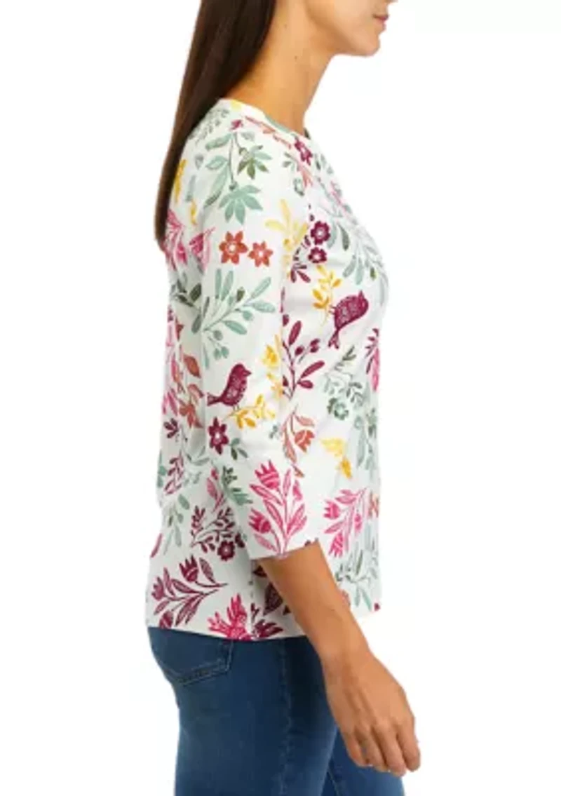 Women's Floral Printed Top