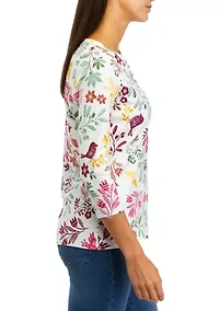Women's Floral Printed Top