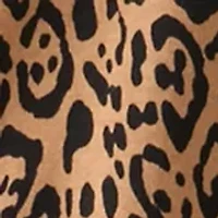 Women's 3/4 Sleeve Printed Henley Top