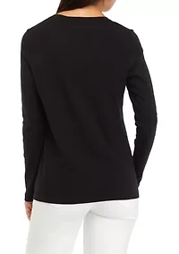 Women's Long Sleeve Crew Neck T-Shirt