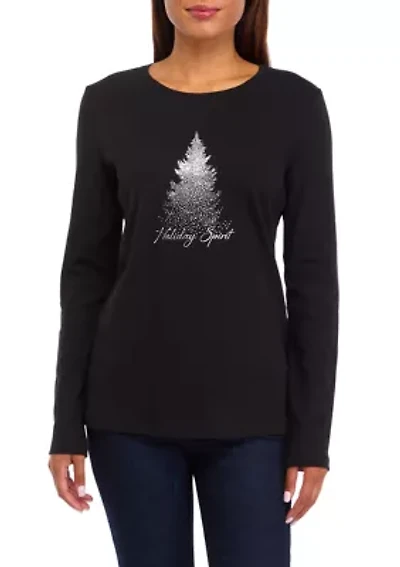 Women's Long Sleeve Graphic T-Shirt
