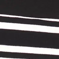 Women's Striped Turtleneck Top