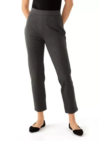 Women's Pull On Ponte Heather Pants