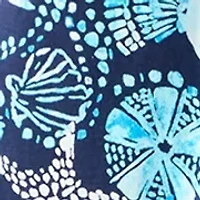 Women's Short Sleeve Dolman Printed Dress
