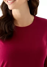 Women's 3/4 Sleeve Crew Neck T-Shirt