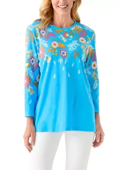 Women's Placement Printed Top