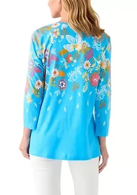 Women's Placement Printed Top
