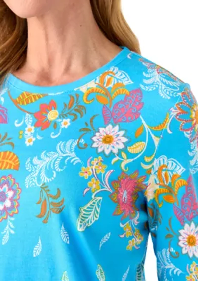 Women's Placement Printed Top