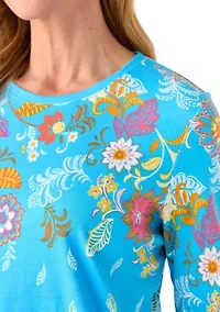 Women's Placement Printed Top