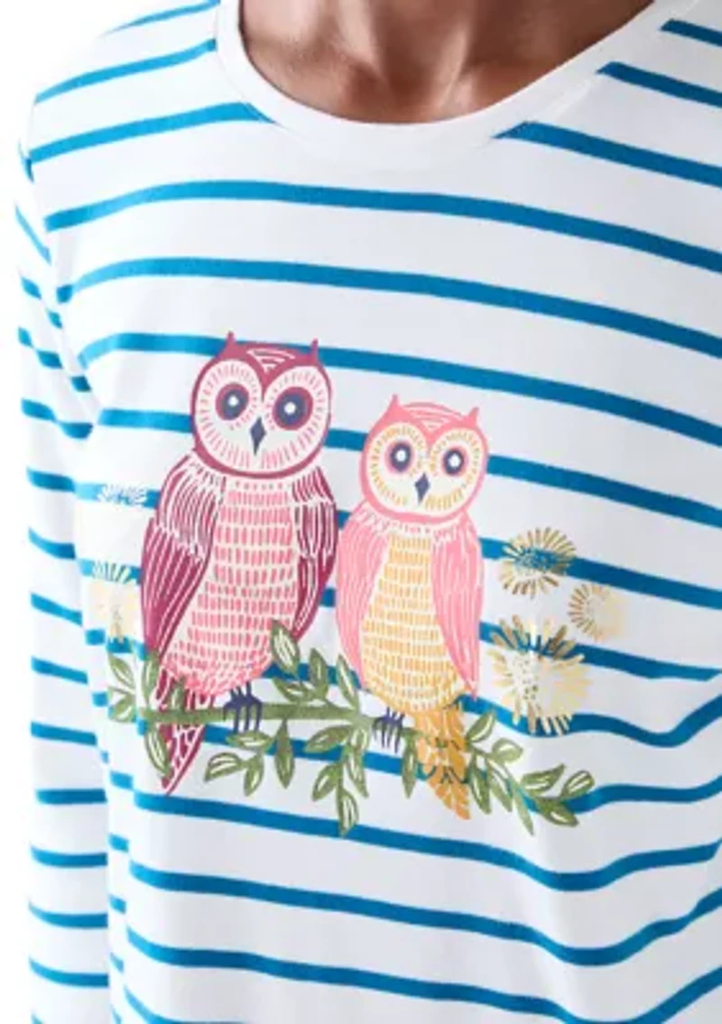 Women's Three-Quarter Sleeve Graphic Top