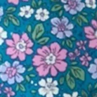 Women's 3/4 Sleeve Printed Henley Shirt