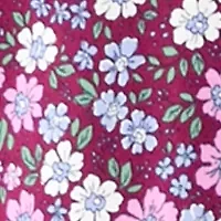 Women's 3/4 Sleeve Printed Henley Shirt