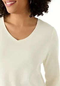 Women's 3/4 Sleeve V-Neck T-Shirt