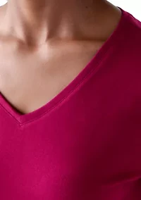 Women's Three-Quarter V-Neck T-Shirt