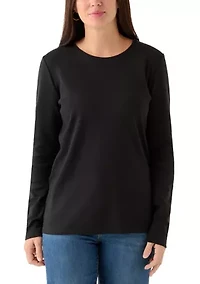 Women's Long Sleeve Crew Neck T-Shirt