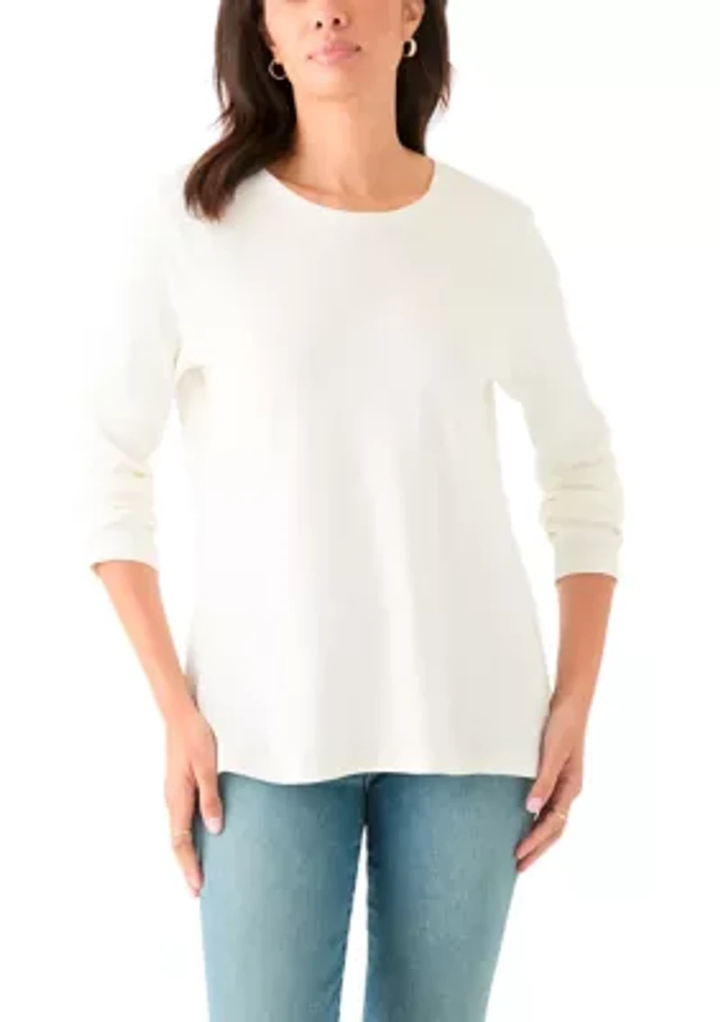 Women's Long Sleeve Crew Neck T-Shirt