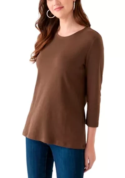 Women's Long Sleeve Crew Neck T-Shirt