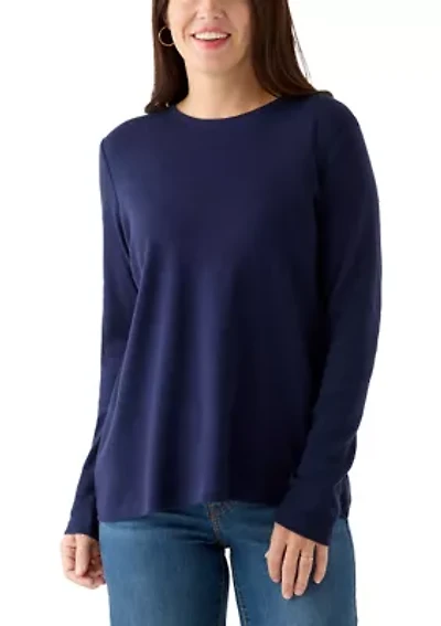 Women's Long Sleeve Crew Neck T-Shirt