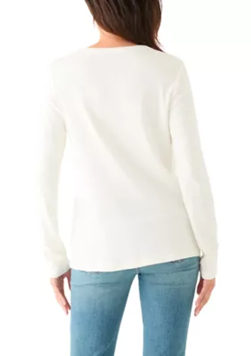 Women's Long Sleeve Crew Neck T-Shirt