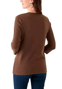 Women's Long Sleeve Crew Neck T-Shirt