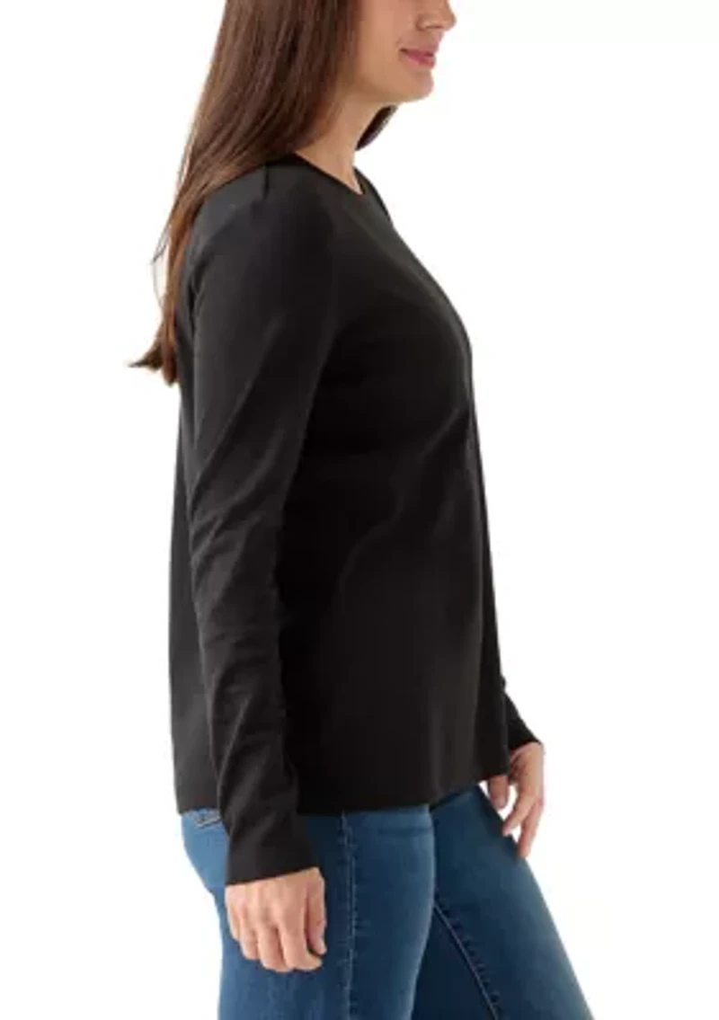 Women's Long Sleeve Crew Neck T-Shirt