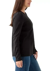 Women's Long Sleeve Crew Neck T-Shirt