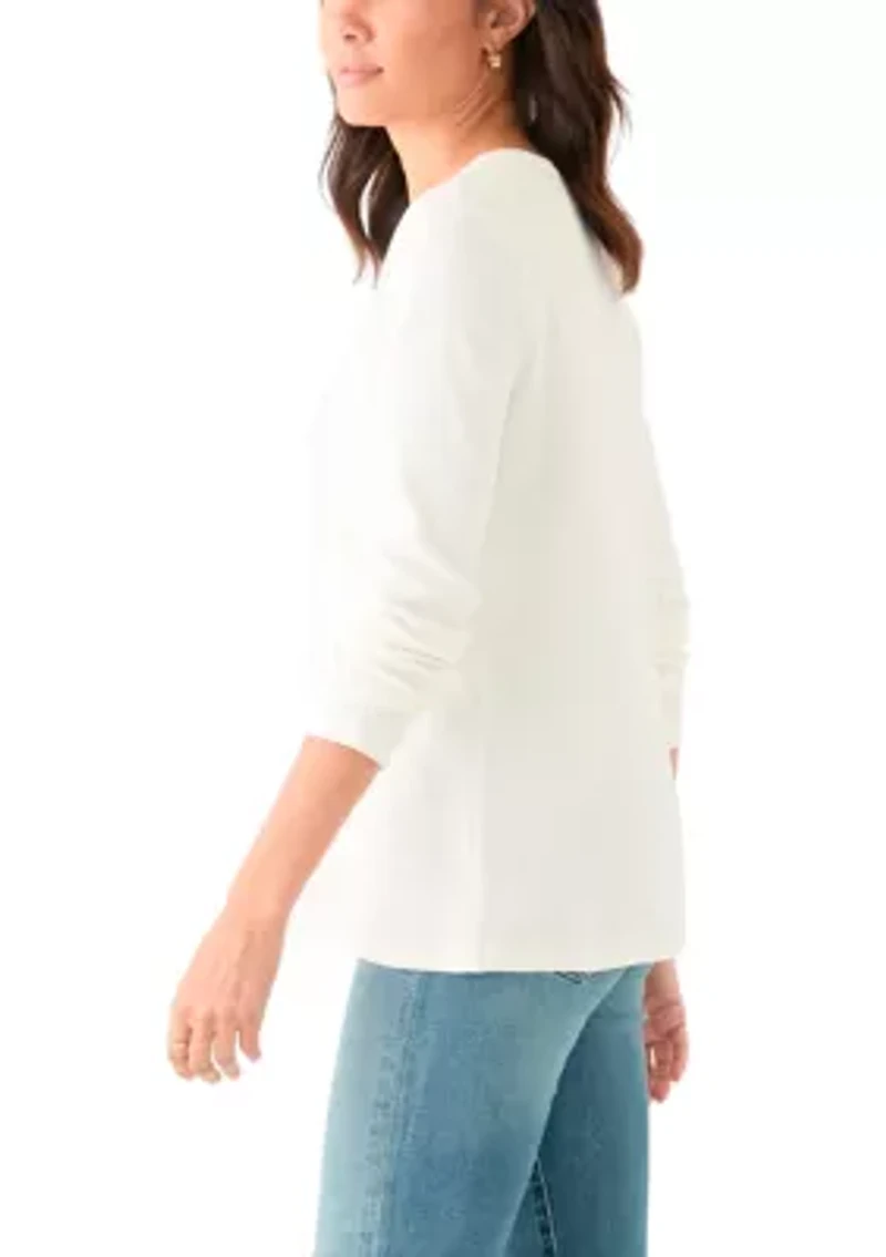 Women's Long Sleeve Crew Neck T-Shirt