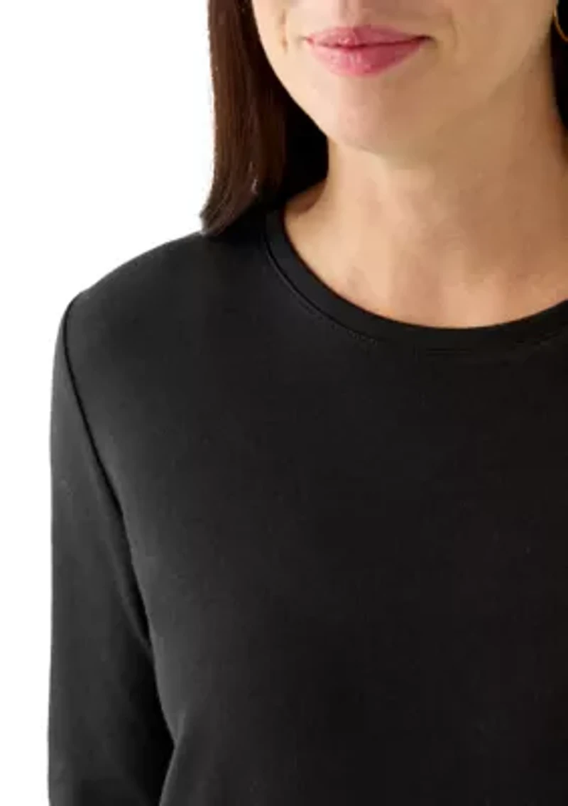 Women's Long Sleeve Crew Neck T-Shirt