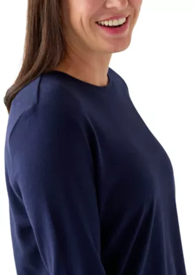 Women's Long Sleeve Crew Neck T-Shirt