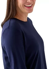 Women's Long Sleeve Crew Neck T-Shirt