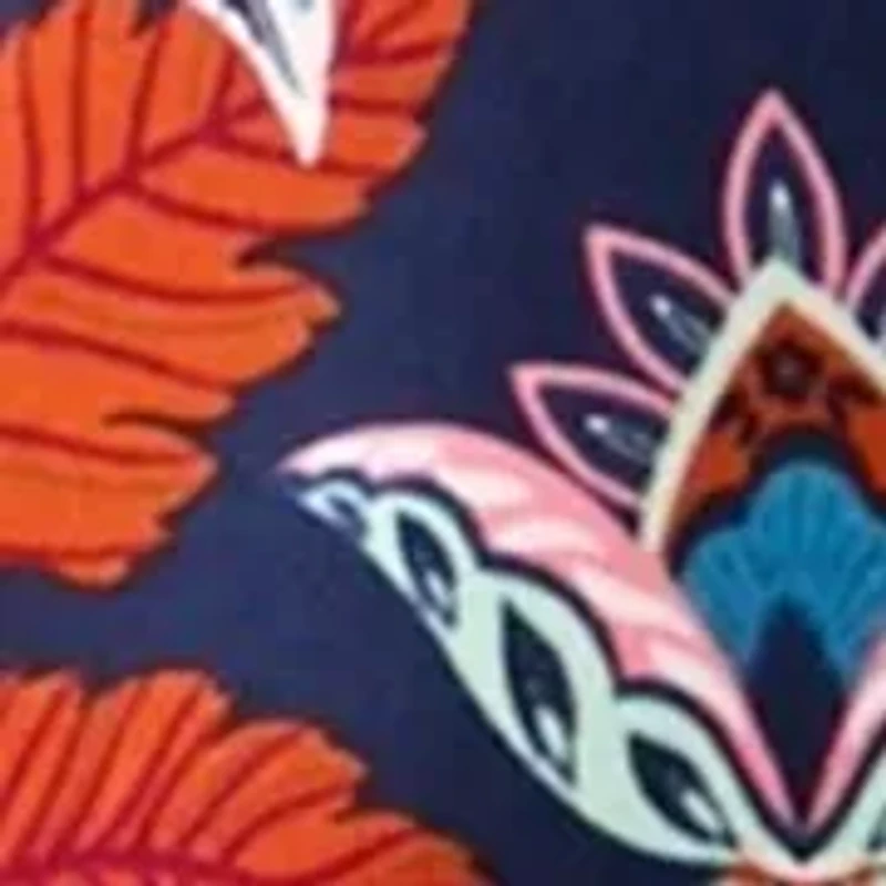 Women's Long Sleeve Crew Neck Printed Top