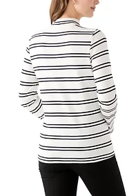 Women's Long Sleeve Mock Neck Shirt