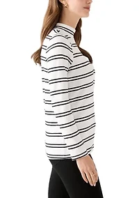 Women's Long Sleeve Mock Neck Shirt
