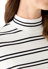 Women's Long Sleeve Mock Neck Shirt