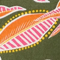 Women's 3/4 Sleeve Boat Neck Printed T-Shirt