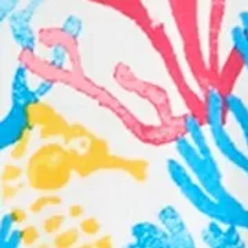 Women's Sleeveless Split Neck Allover Print Tank Top