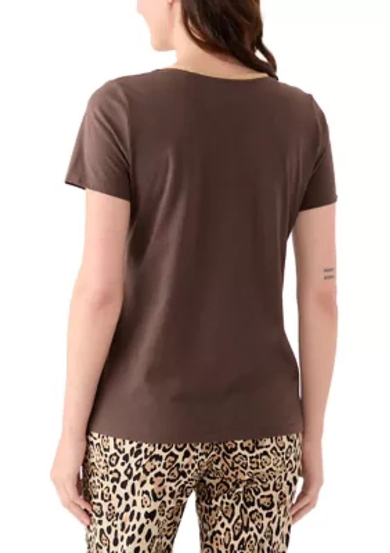 Women's Short Sleeve V-Neck T-Shirt